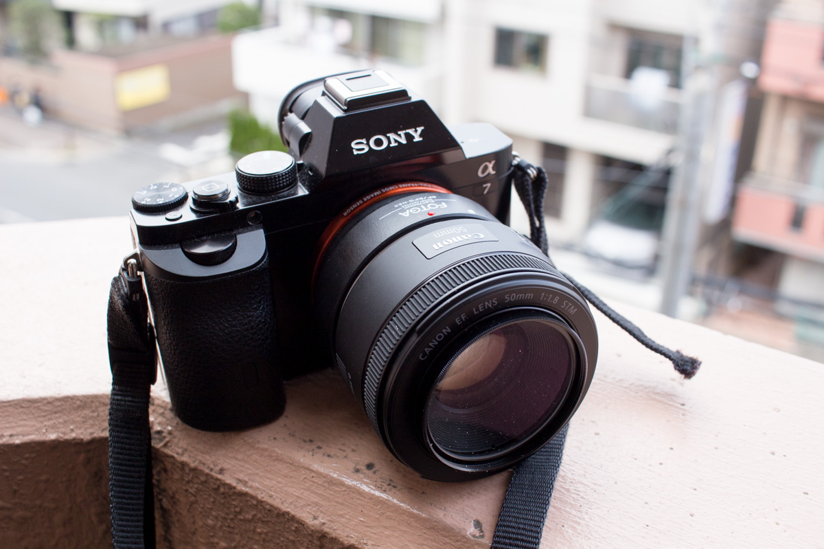 α7＋EF50mm F1.8 STMをAFで使ってみました。 | ぽちろぐ