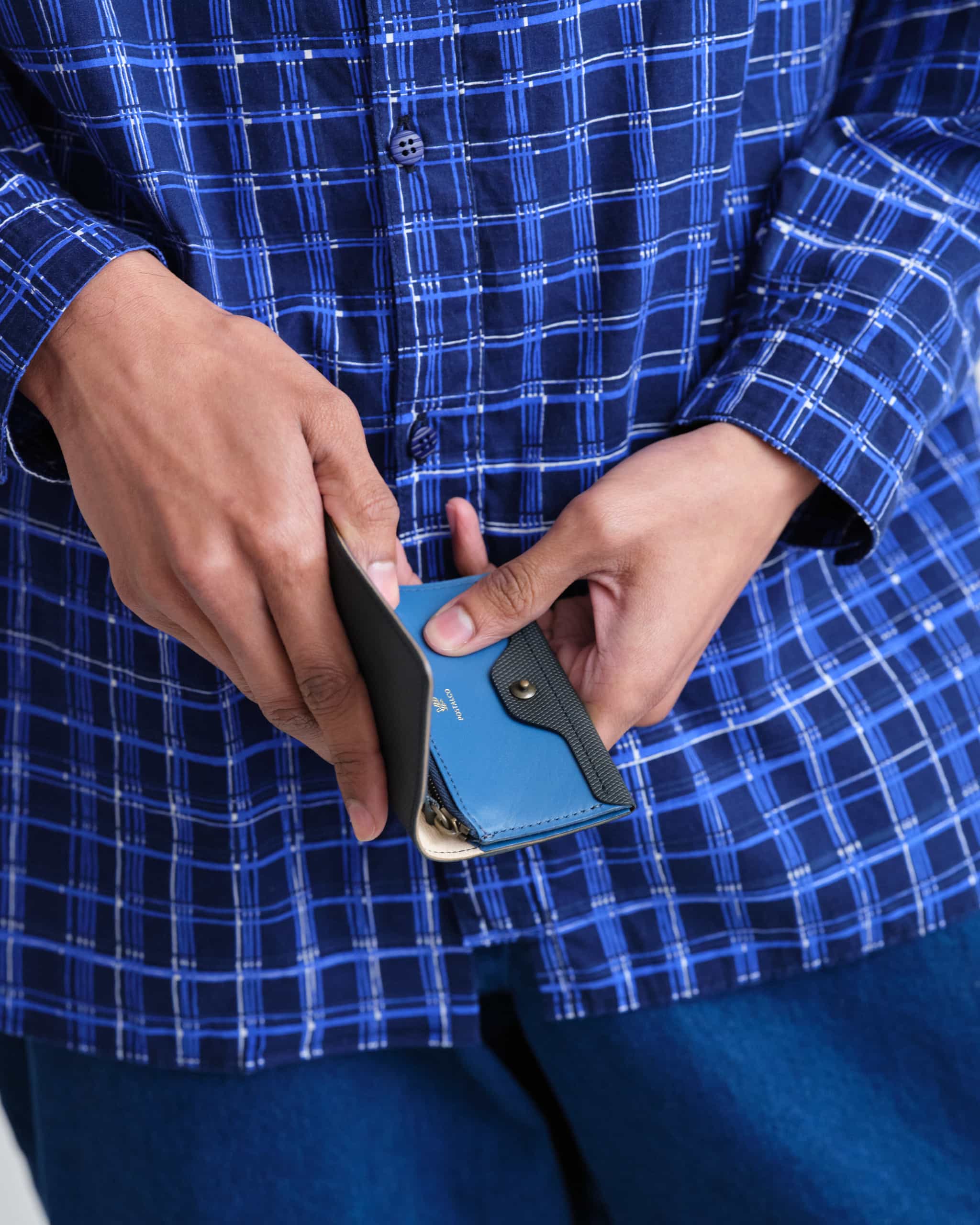 ミニウォレットクロスグレインレザー – POSTALCO