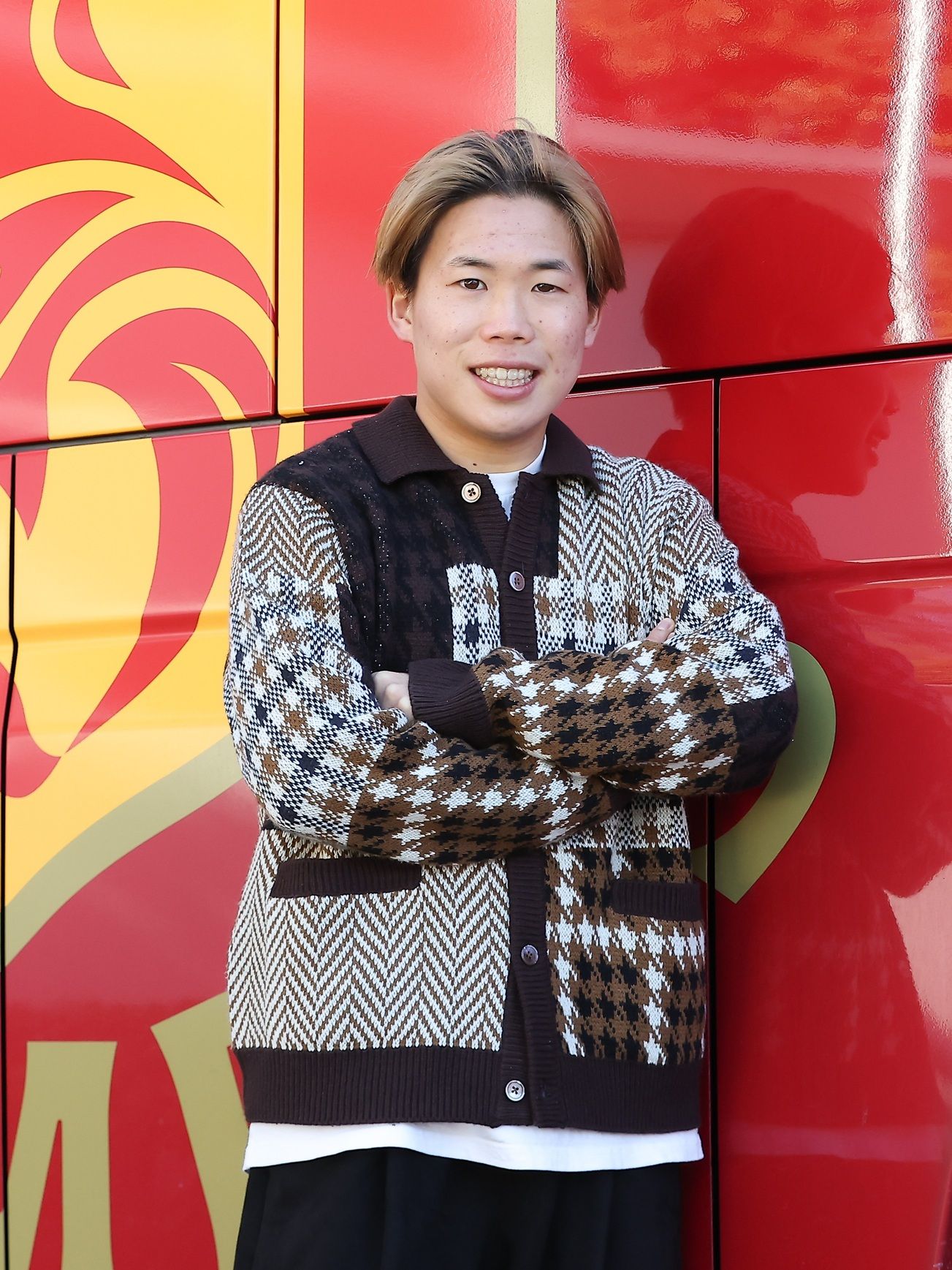 名古屋グランパス鈴木陽人選手サイン色紙＆サイン入りチェキ 月刊