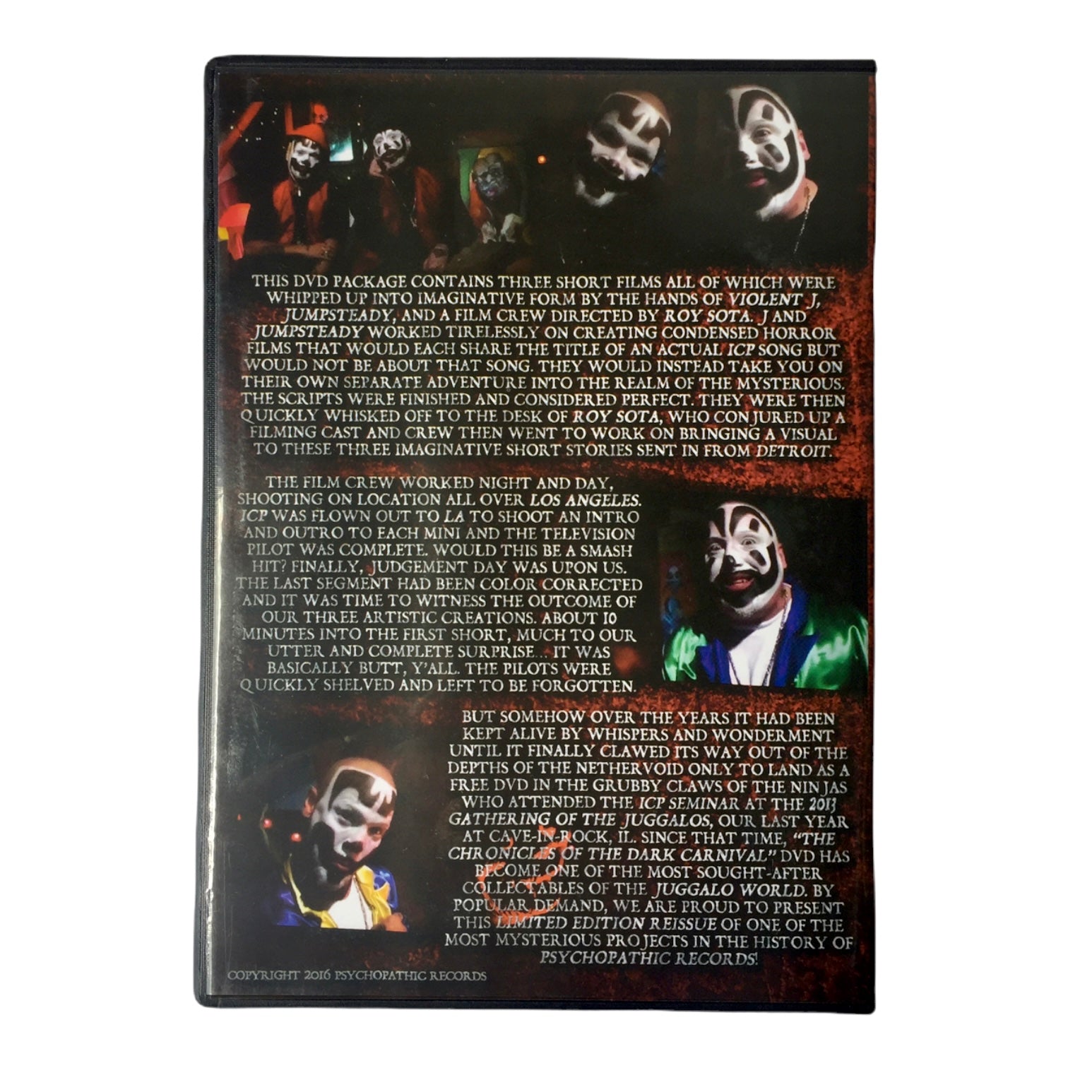Chronicles Of The Dark Carnival DVD – Psychopathic Vault