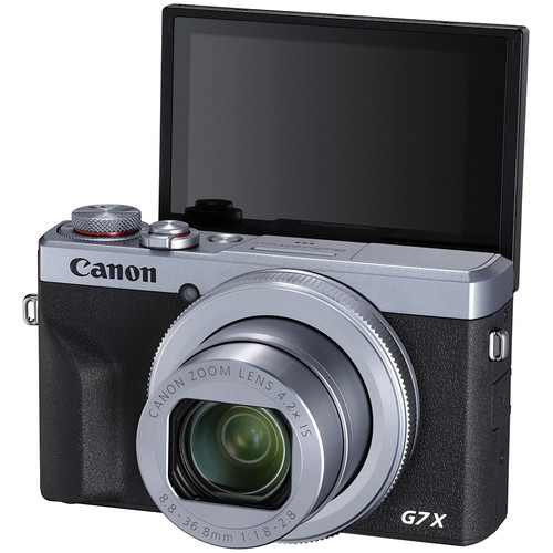 Canon PowerShot G7 X Mark III Digital Camera (Silver) + Sandisk