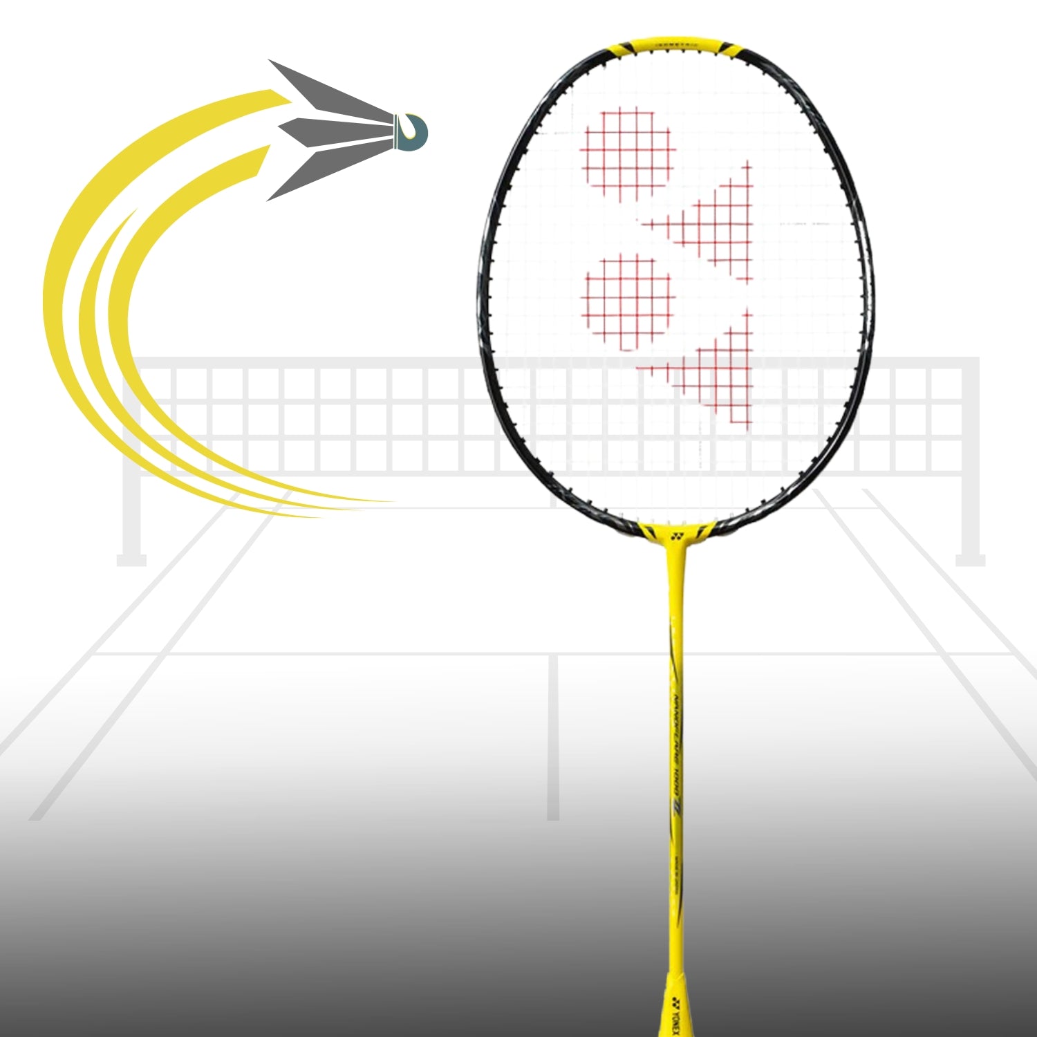 Yonex Nanoflare 1000Z Badminton Racquet, 4U5 - Lightning Yellow