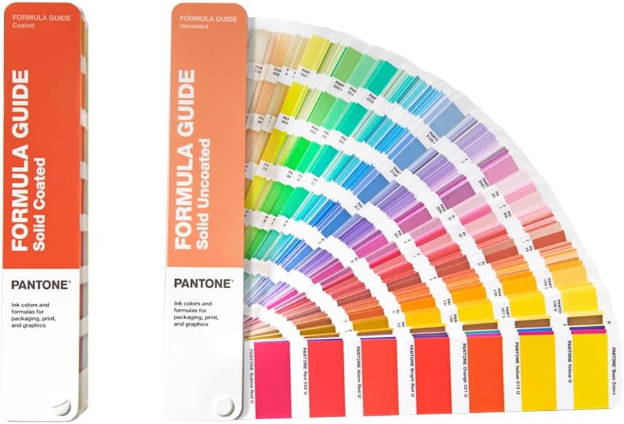 パントンフォミュラガイド 色の選択、指定、調色に便利な2冊組の