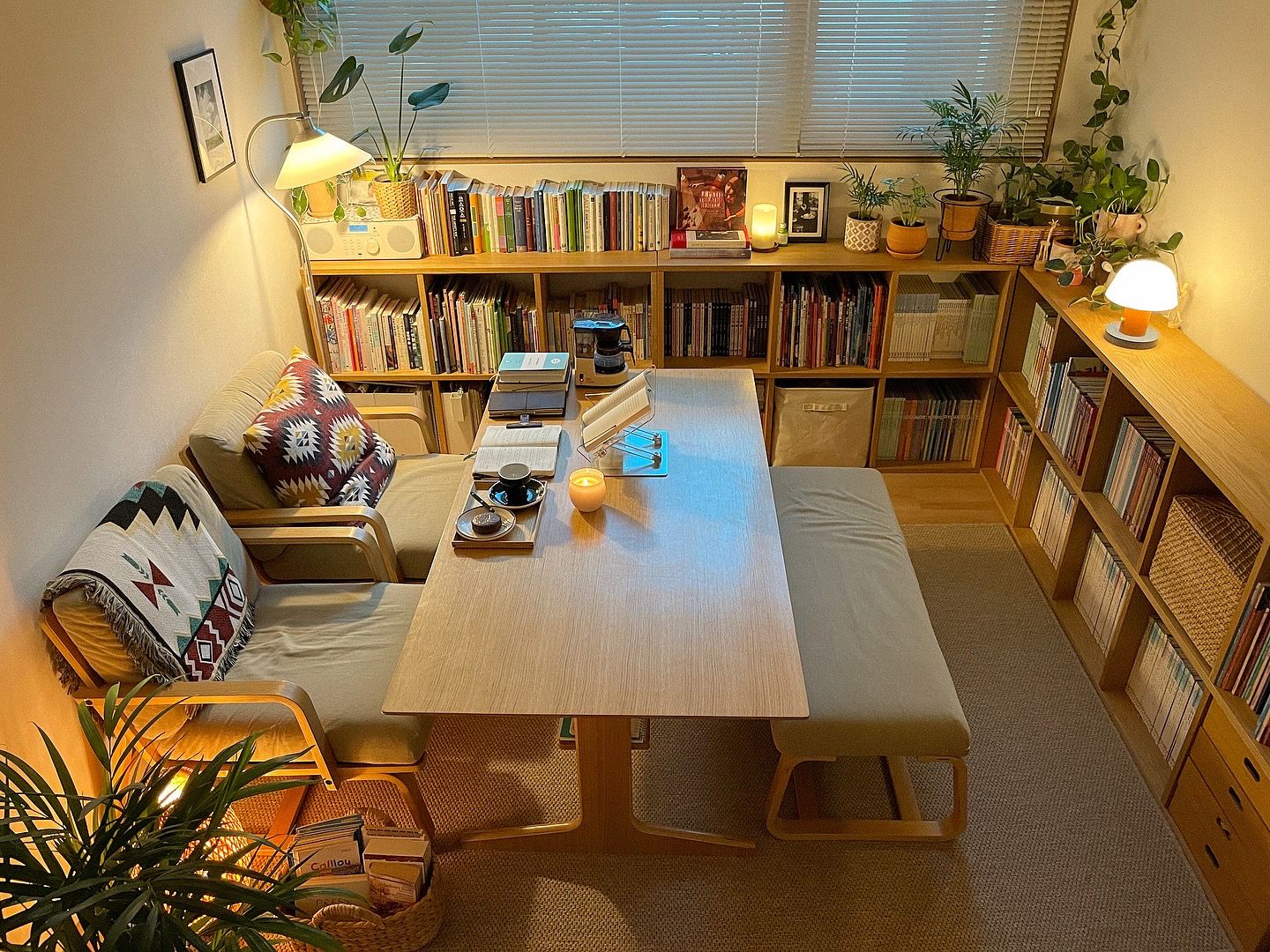 無印良品 スタッキングシェルフセット・3段×2列・オーク材 | 棚