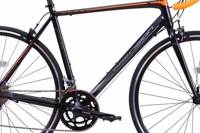 PRECISION ロードバイク ブラック/オレンジ PRECISION R | サイクル