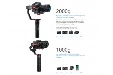 一眼レフやコンデジにも使えるジンバルの決定版、FeiyuTech「α2000