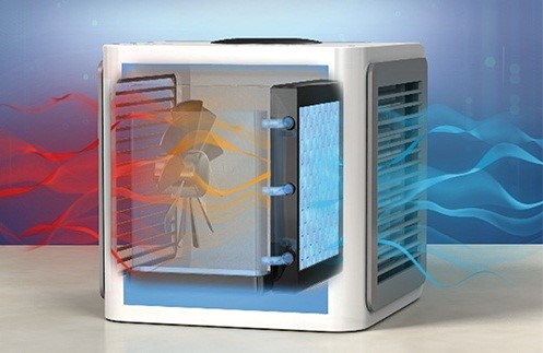 涼しさを持ち運べるパーソナルクーラー「ここひえ」の最新モデル発売