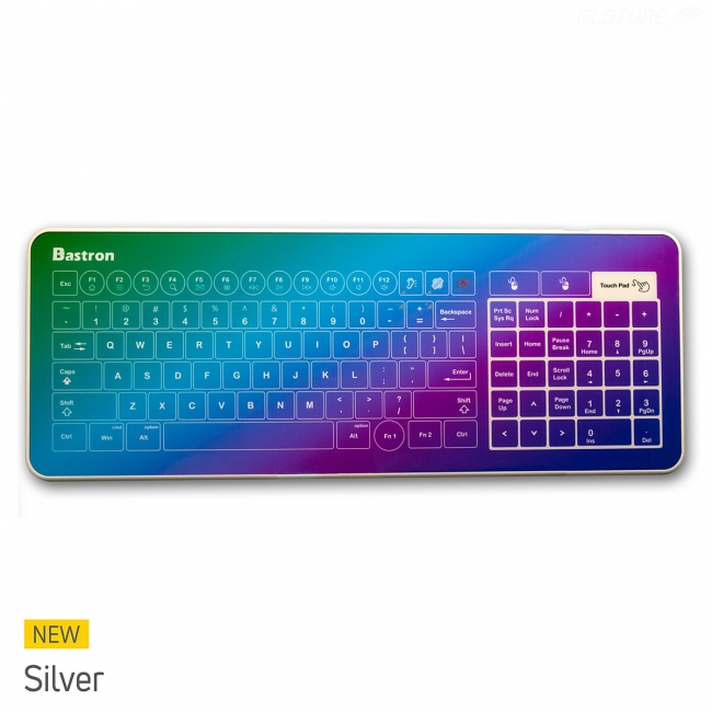 近未来デザインの高品質・高耐久なガラス製ハイエンド・キーボード