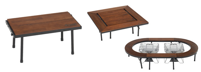 囲炉裏テーブルと相性ぴったり！連結可能なローテーブル「アイアン