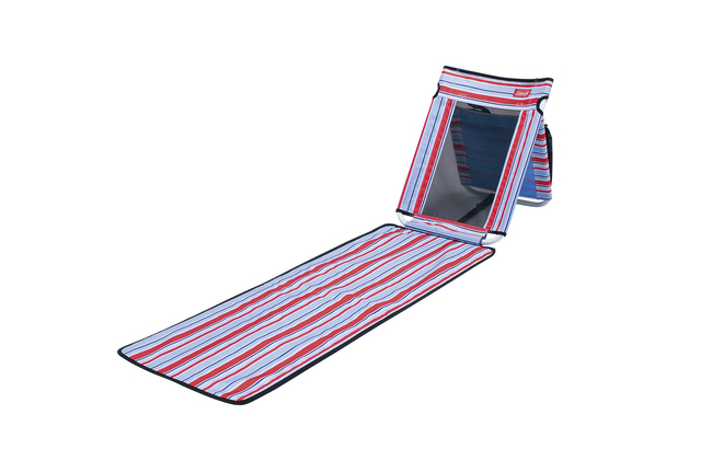 コールマン、夏の砂浜に映えるマルチストライプ柄の 「サンシェードMX