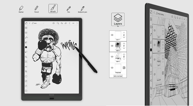 13.3インチのAndroid搭載E-inkタブレットが登場！従来の電子ペーパー