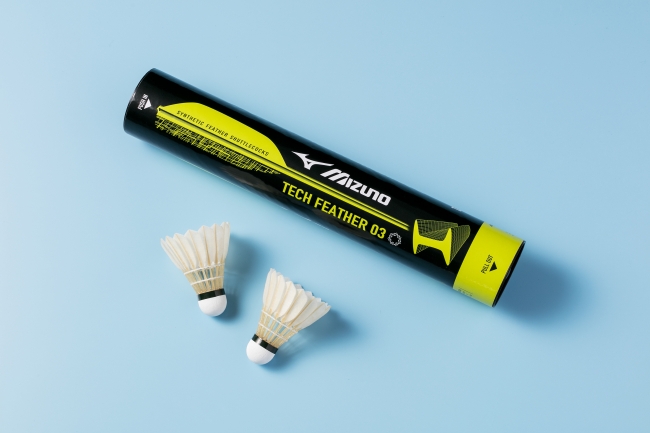 人工羽根バドミントンシャトル「TECH FEATHER 03」新発売 | ミズノ株式