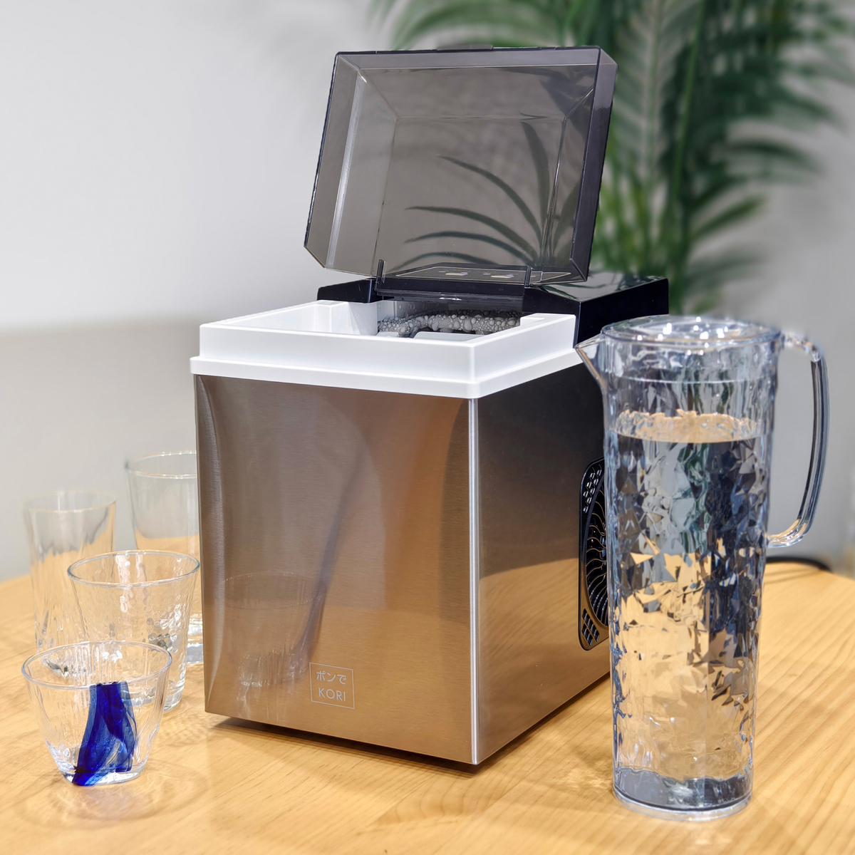 家庭用高速製氷機 自動洗浄機能付き - QVC.jp