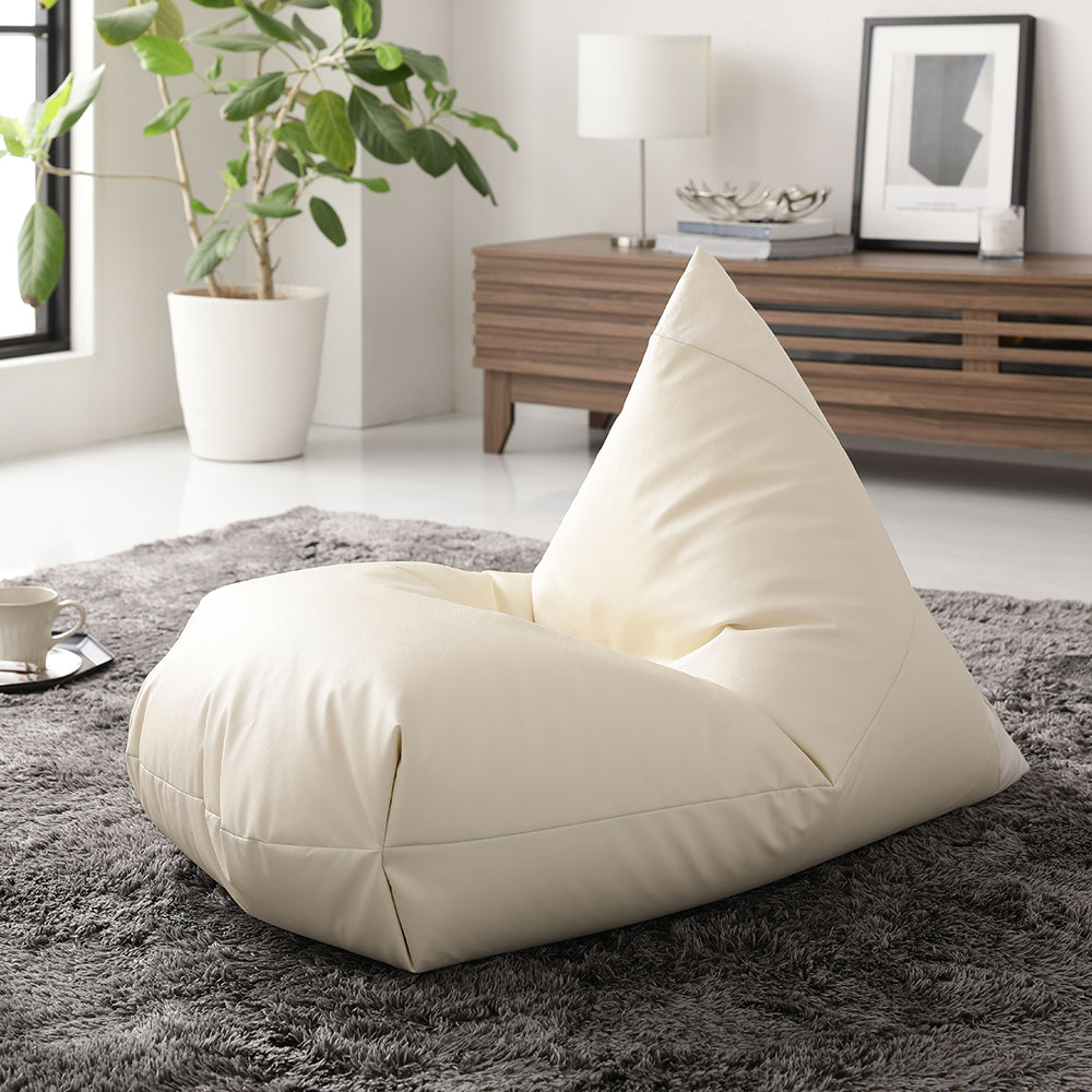 ビーズクッション レザー調/軽量・取っ手付きで道運び楽ちん – RASIK