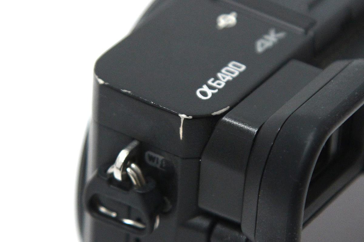 α6400 ILCE-6400 ボディ ブラック シャッター回数 約78850回以下