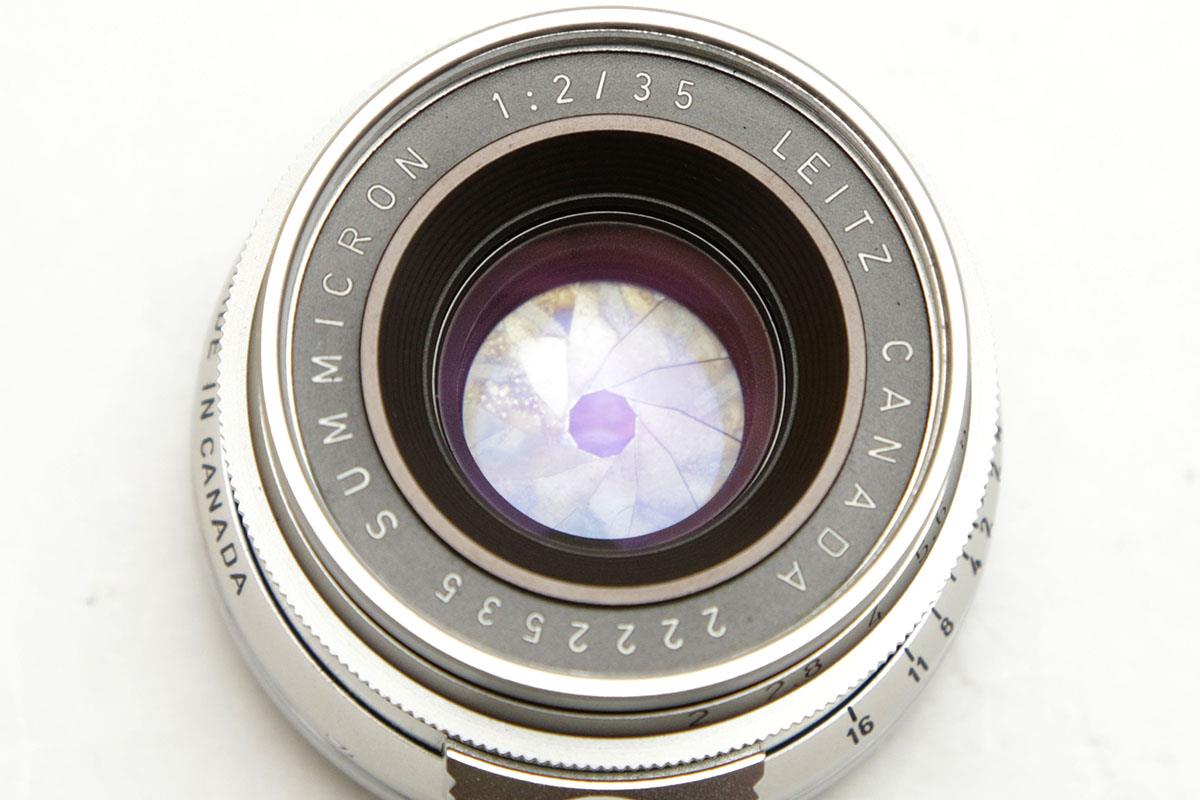 SUMMICRON-M 35mm F2 CANADA 第一世代 8枚玉 CA01-C834-2R2B | ライカ