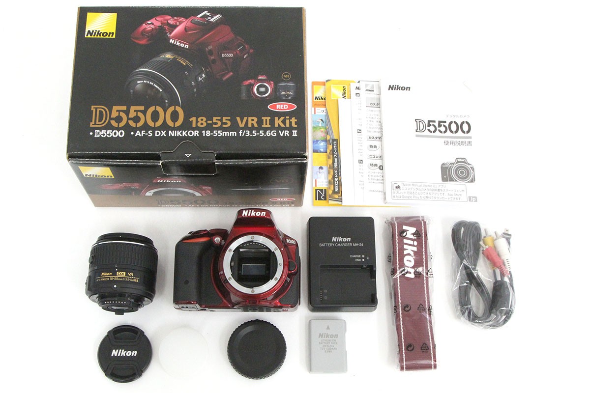 D5500 18-55 VR II レンズキット レッド CA01-A11225-3Y4 | ニコン