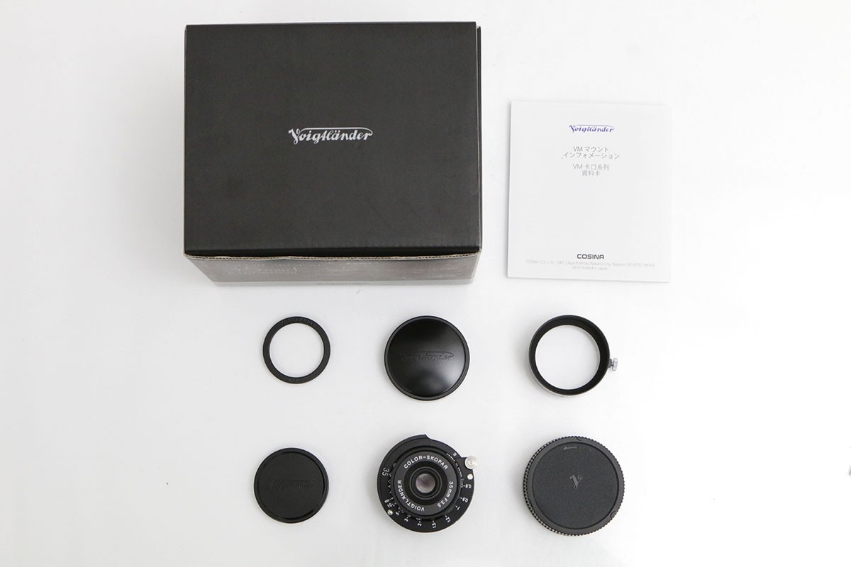 COLOR-SKOPAR 35mm F3.5 Aspherical VM ブラックペイント CA01-B1458