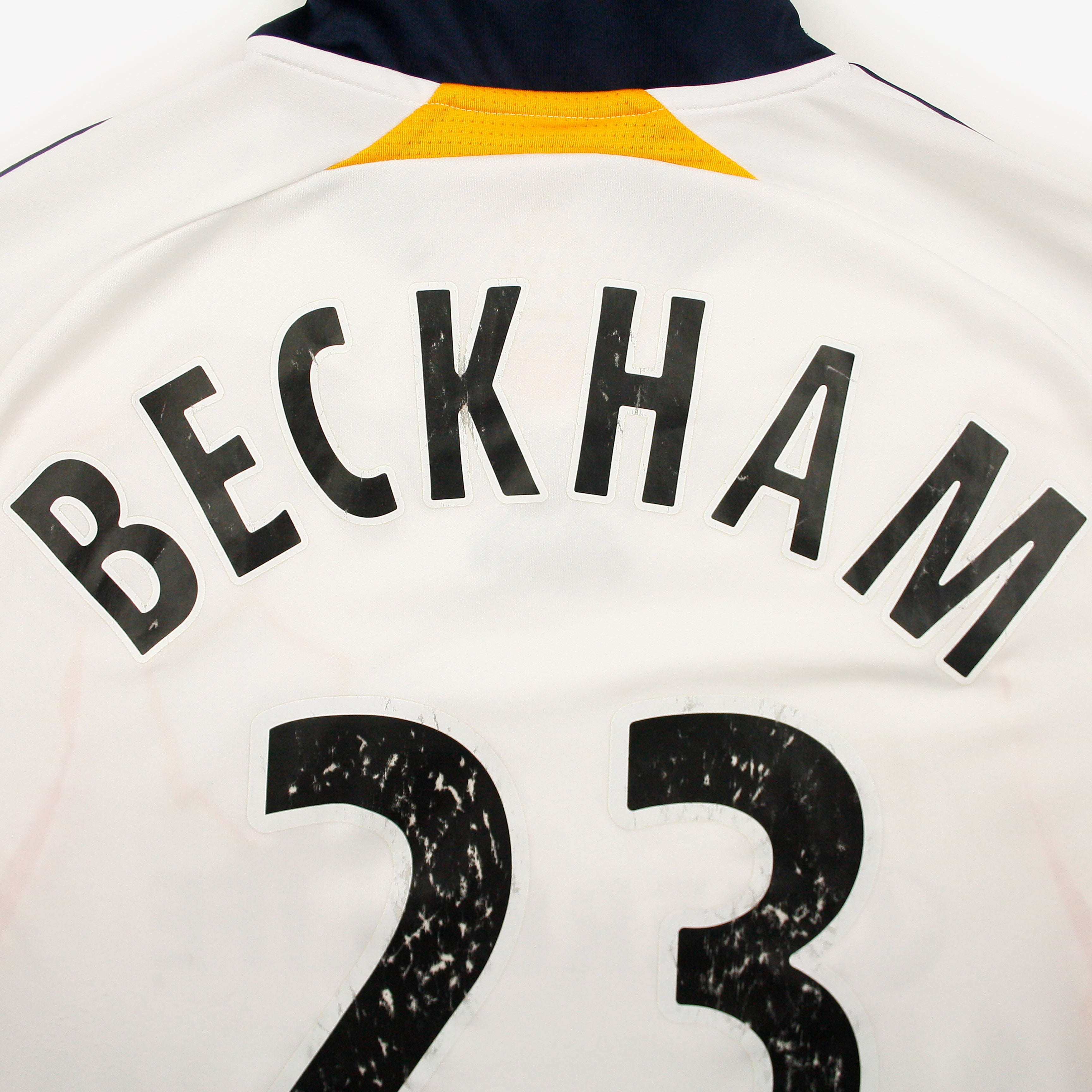 LA Galaxy 07/08 • Home Shirt • M • Beckham #23 – Real Vintage Football