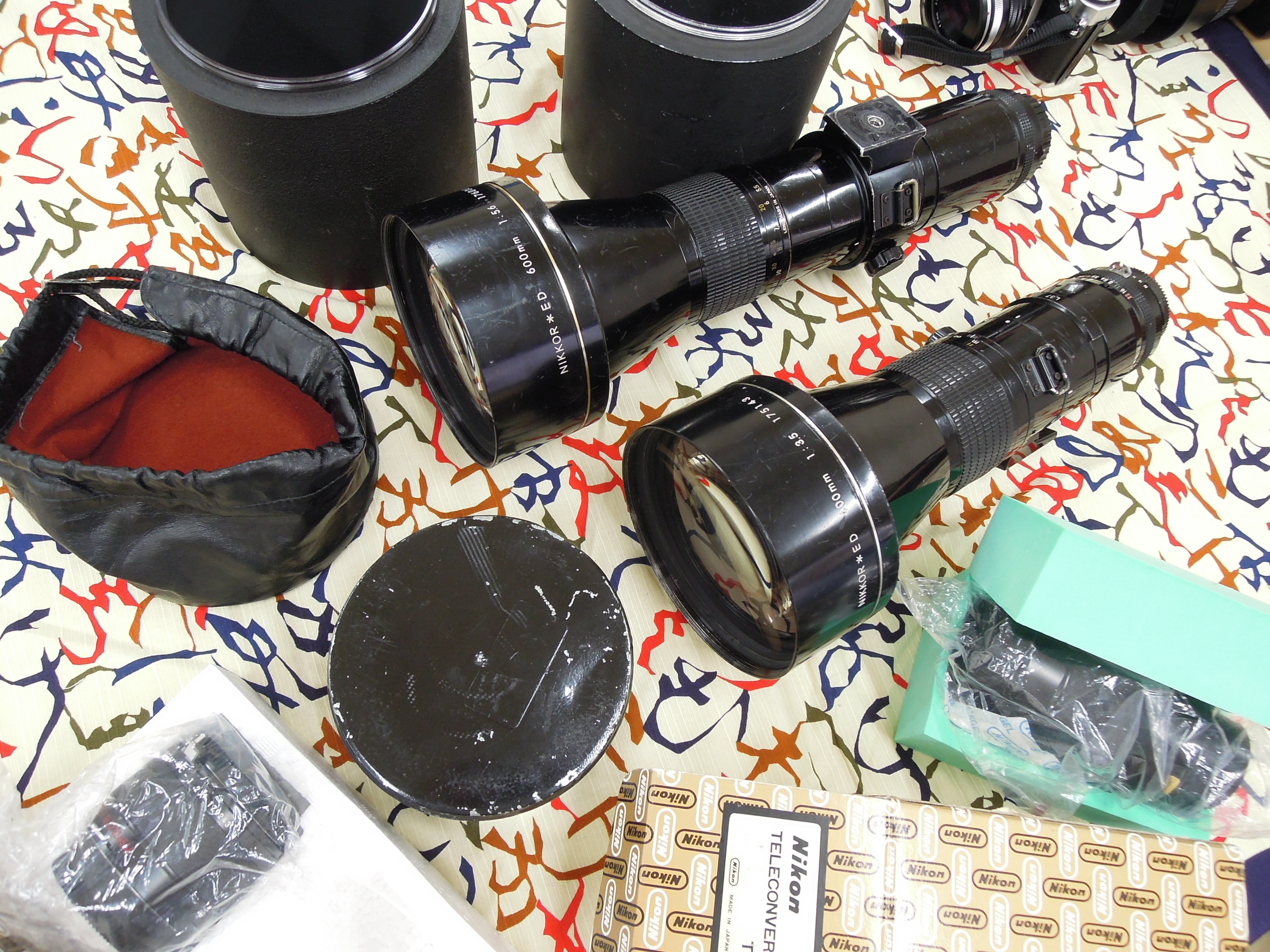 NIKKOR Ai 600mm f/5.6Sレンズ テレコンTC-14B付き