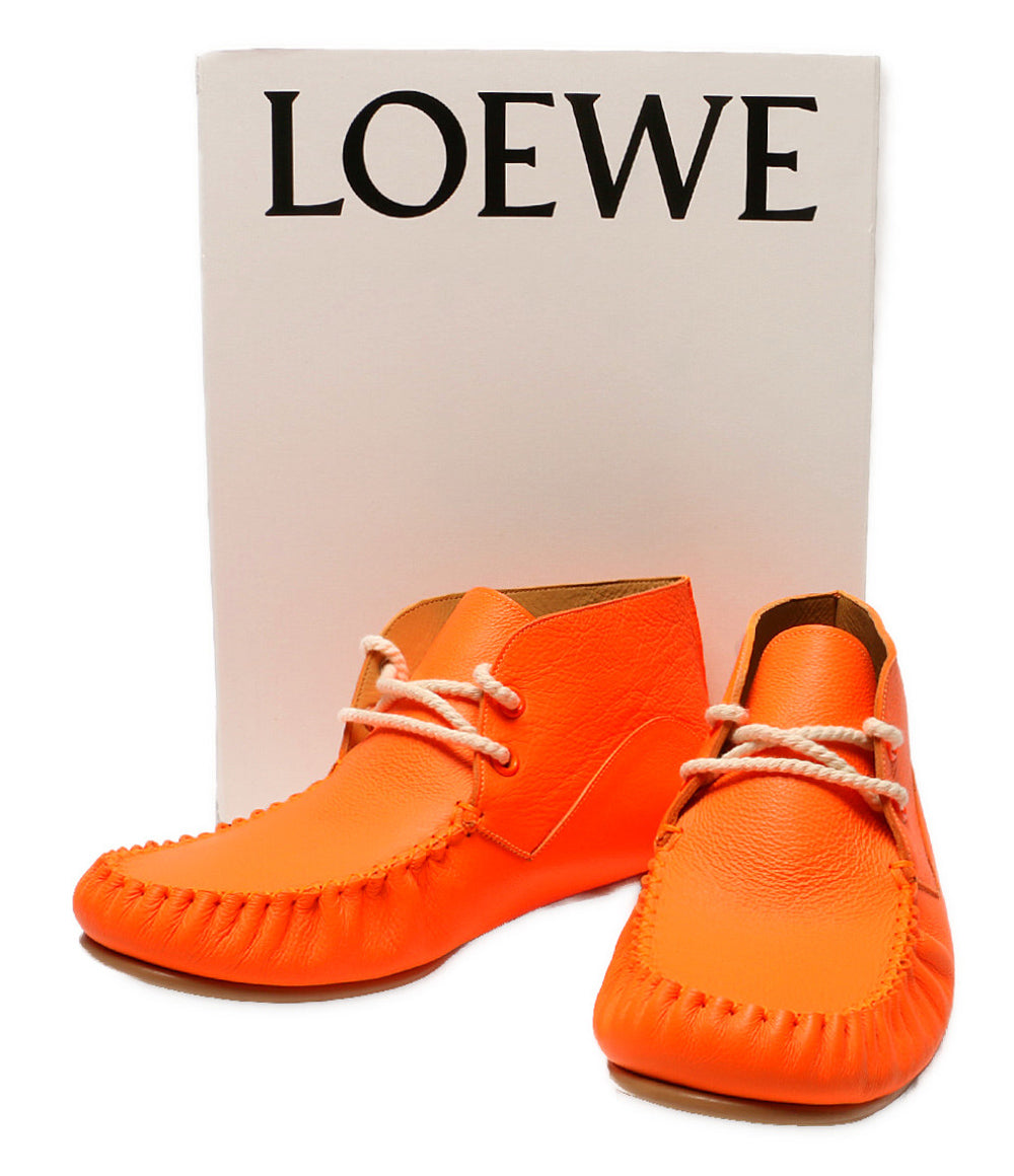 美品 LOEWE モカシンシューズ オレンジ メンズ SIZE 43 ロエベ