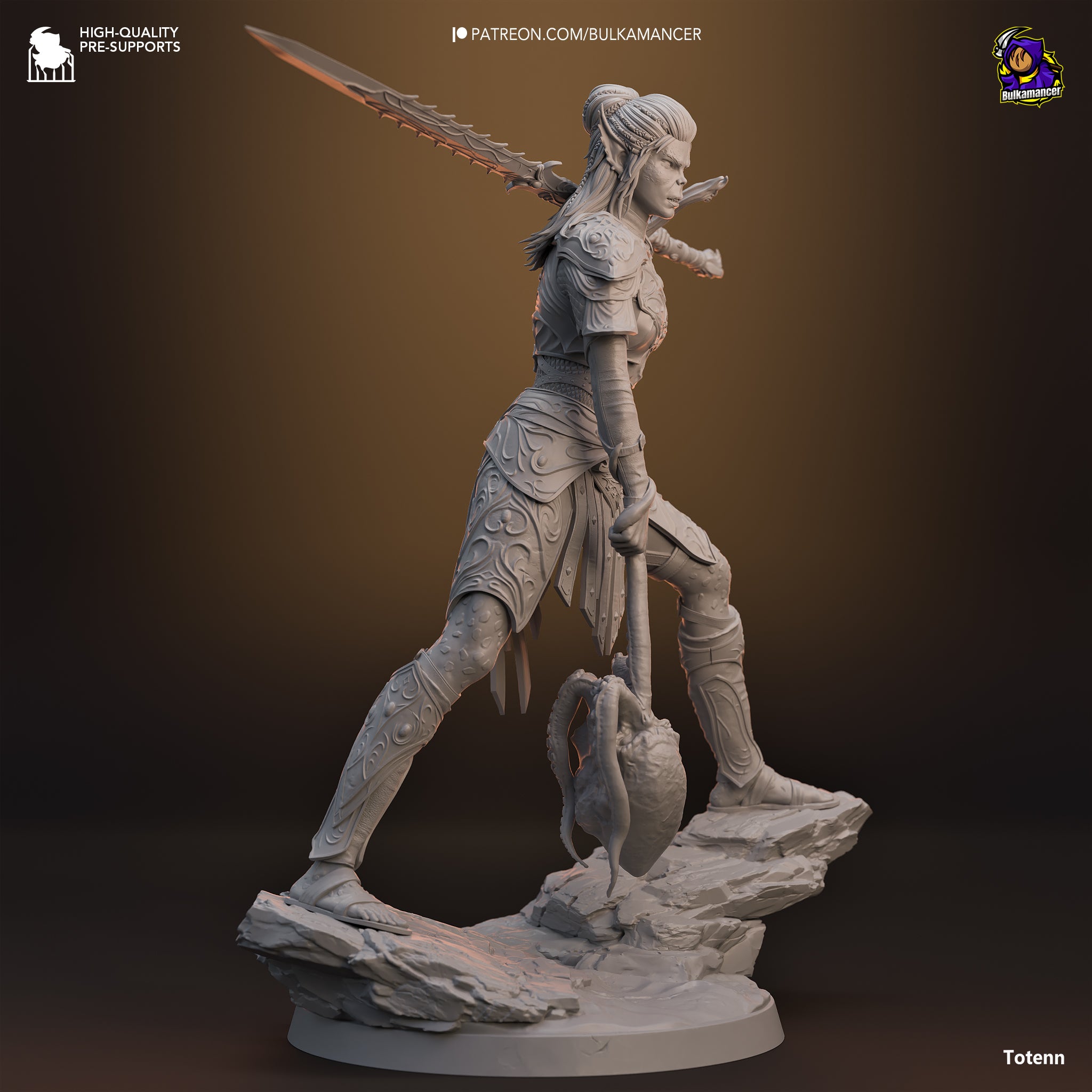 Baldur's Gate 3 Lae'zel Collectible Resin Figure – RelentlesStorm