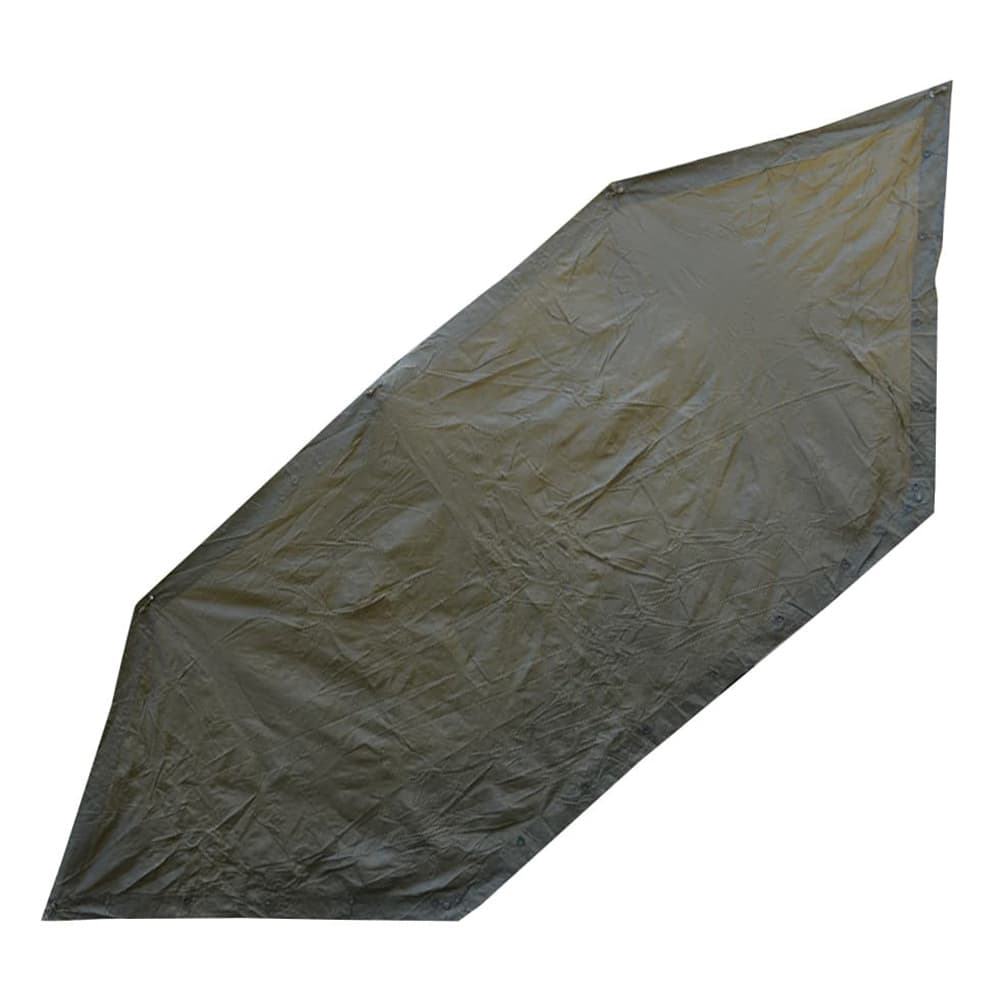 オーストリア軍放出品 テントシート 軍幕 防水ナイロン製 収納袋付き