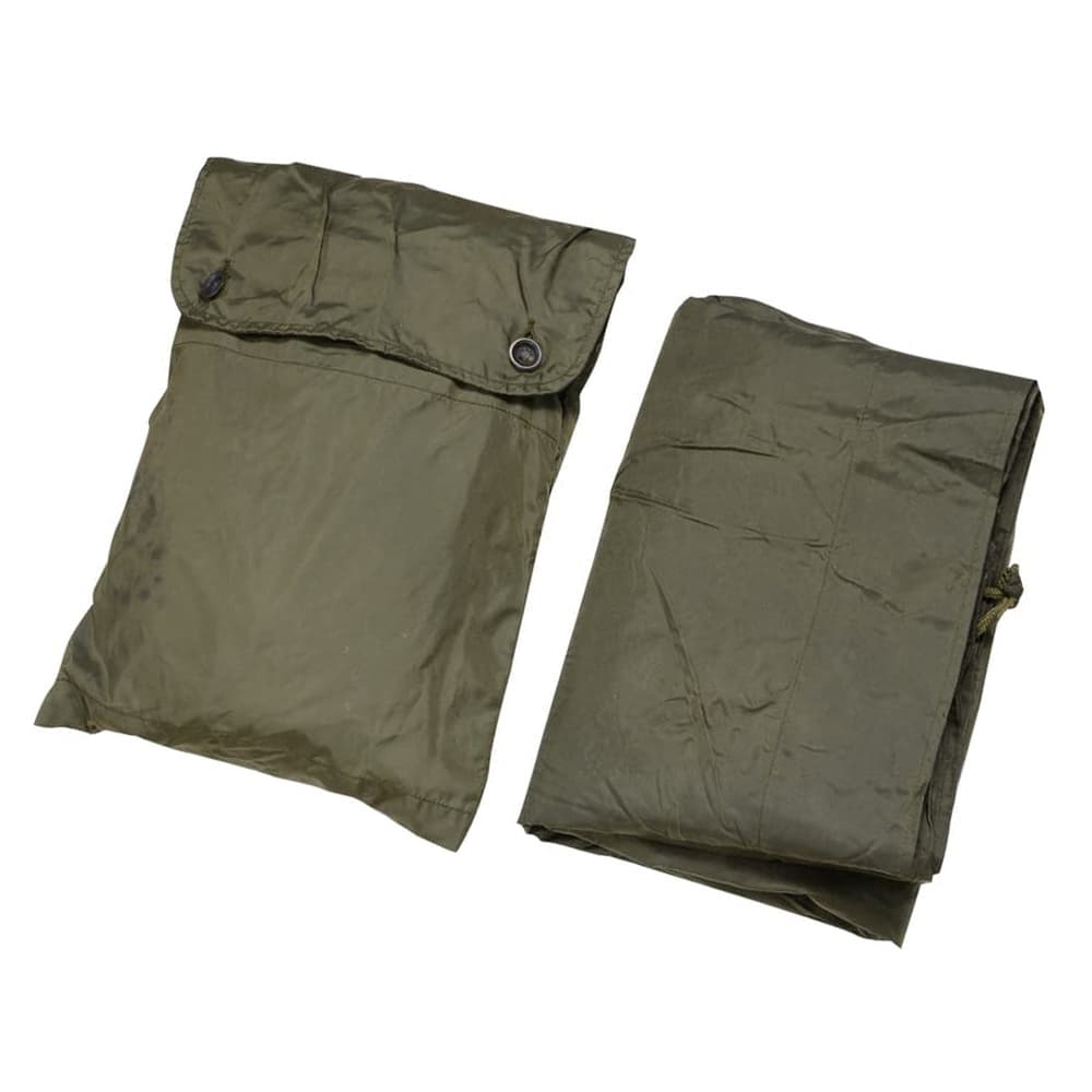 オーストリア軍放出品 テントシート 軍幕 防水ナイロン製 収納袋付き