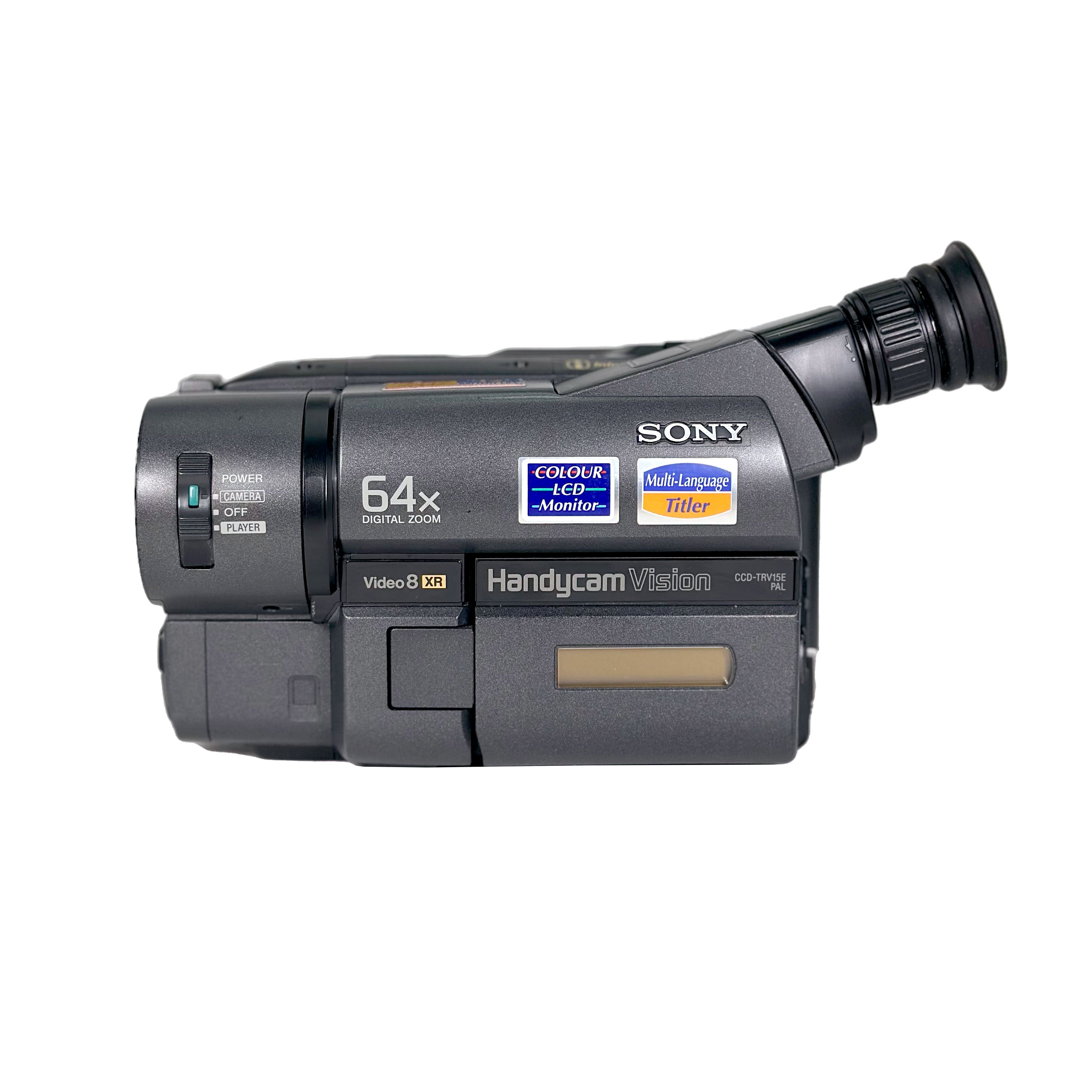 Sony Handycam CCD-TRV15E PAL Video 8 XR Camcorder – Retro Camera Shop