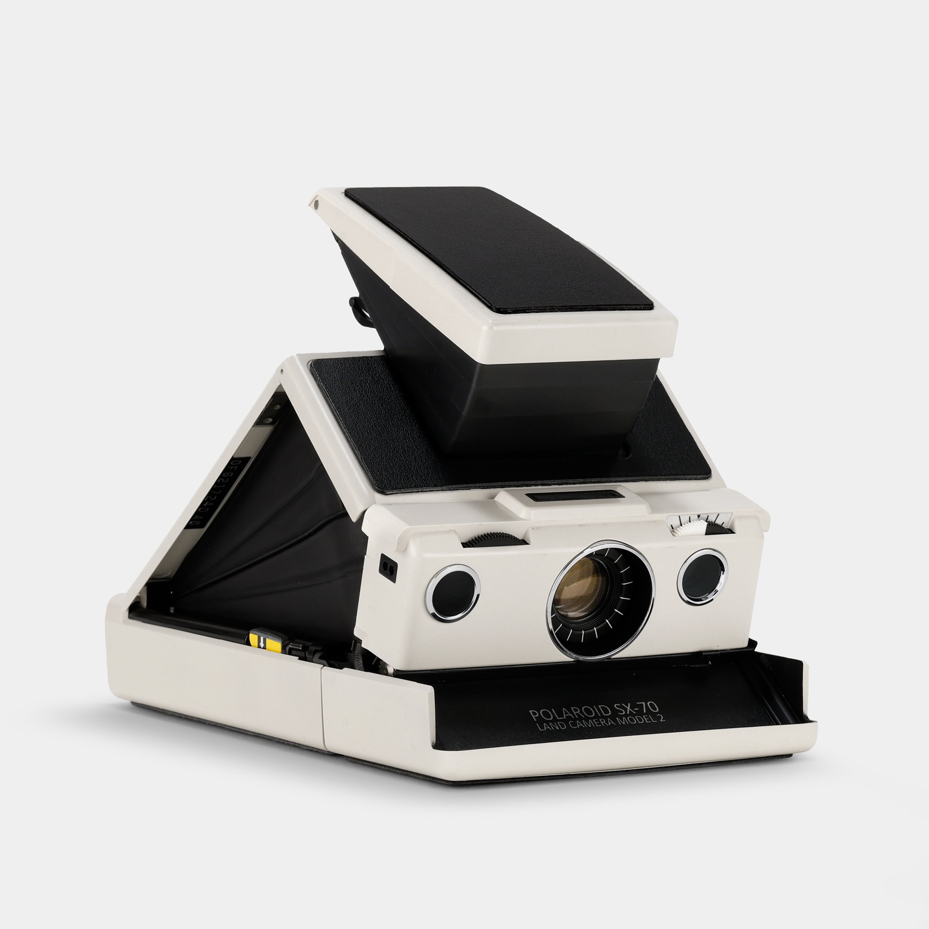 Polaroid SX-70 Model 2 White Folding Instant Film Camera