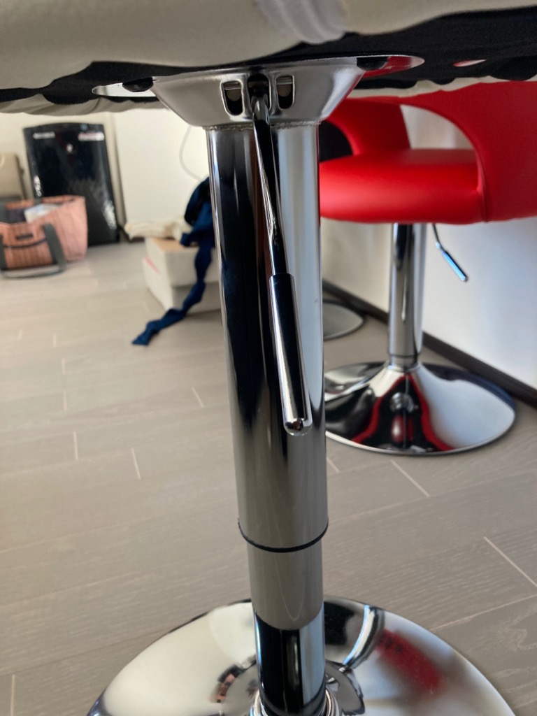 サカベ ダイニングチェア おしゃれ バーチェア Tobby 高さ調節 昇降式