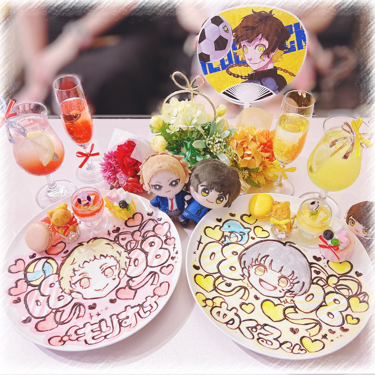 平日【おなまえプレート】ミニイラスト入りデザートプレートの詳細