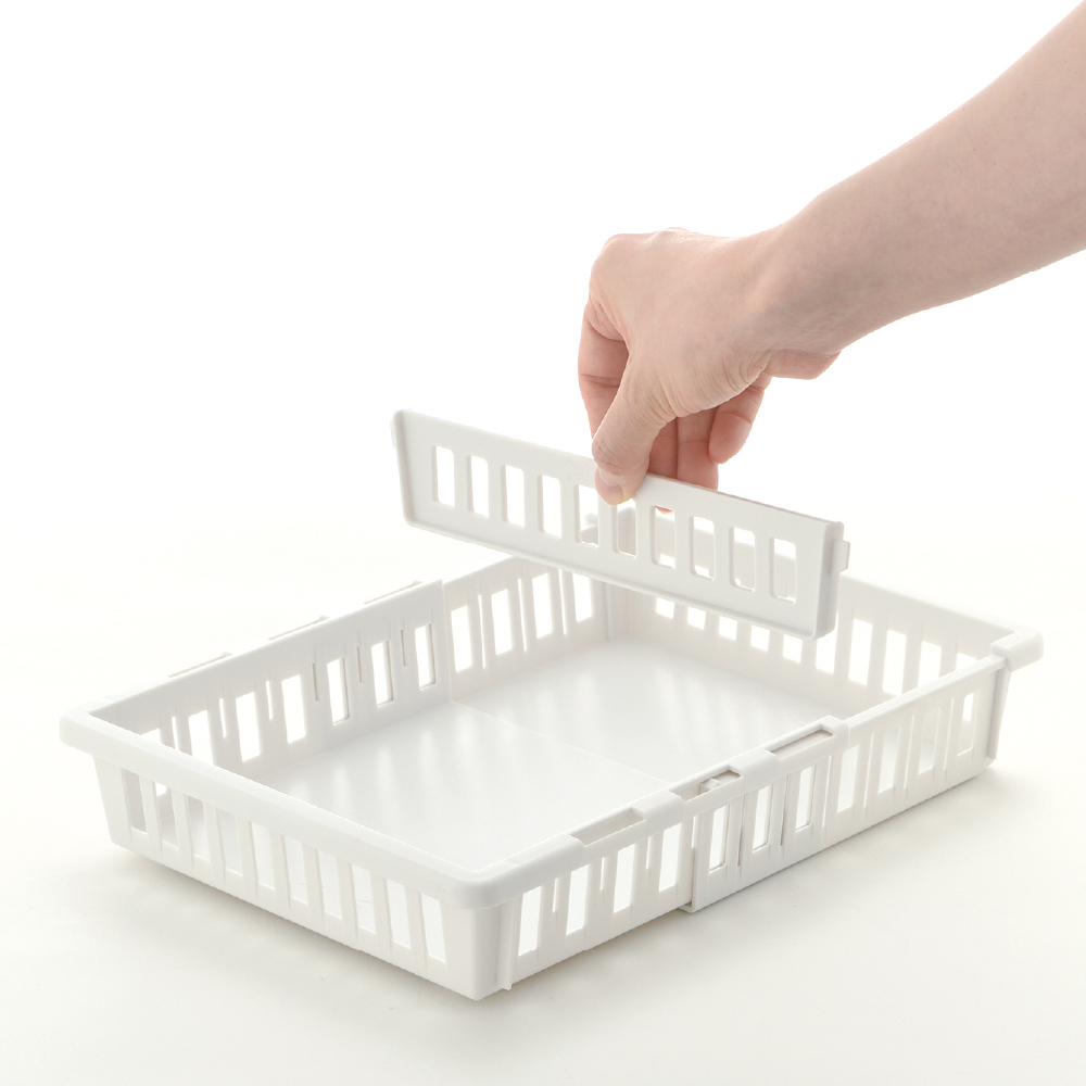 トトノ 野菜・冷凍室用 伸縮ストッカー浅型 レギュラー | リッチェル