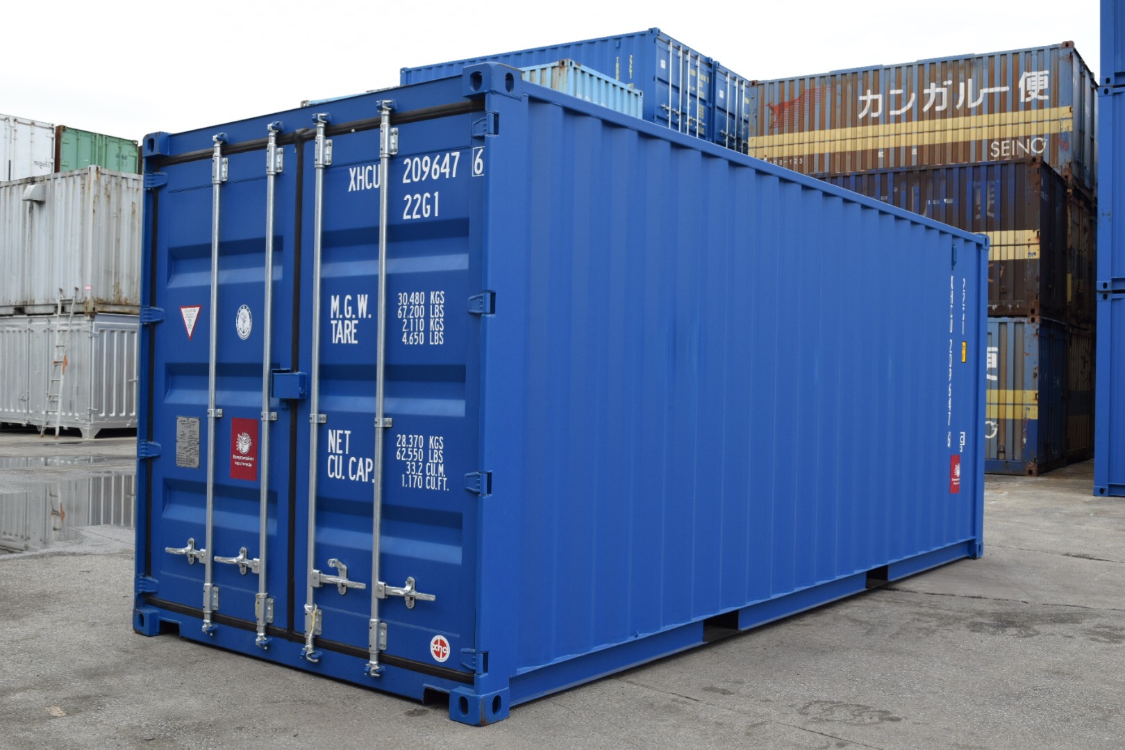 20F新品コンテナ ブルー - ロニーコンテナ