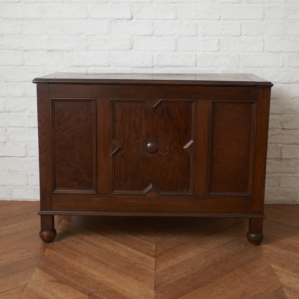 英国アンティーク オーク材 ブランケットボックス｜rocca rocca