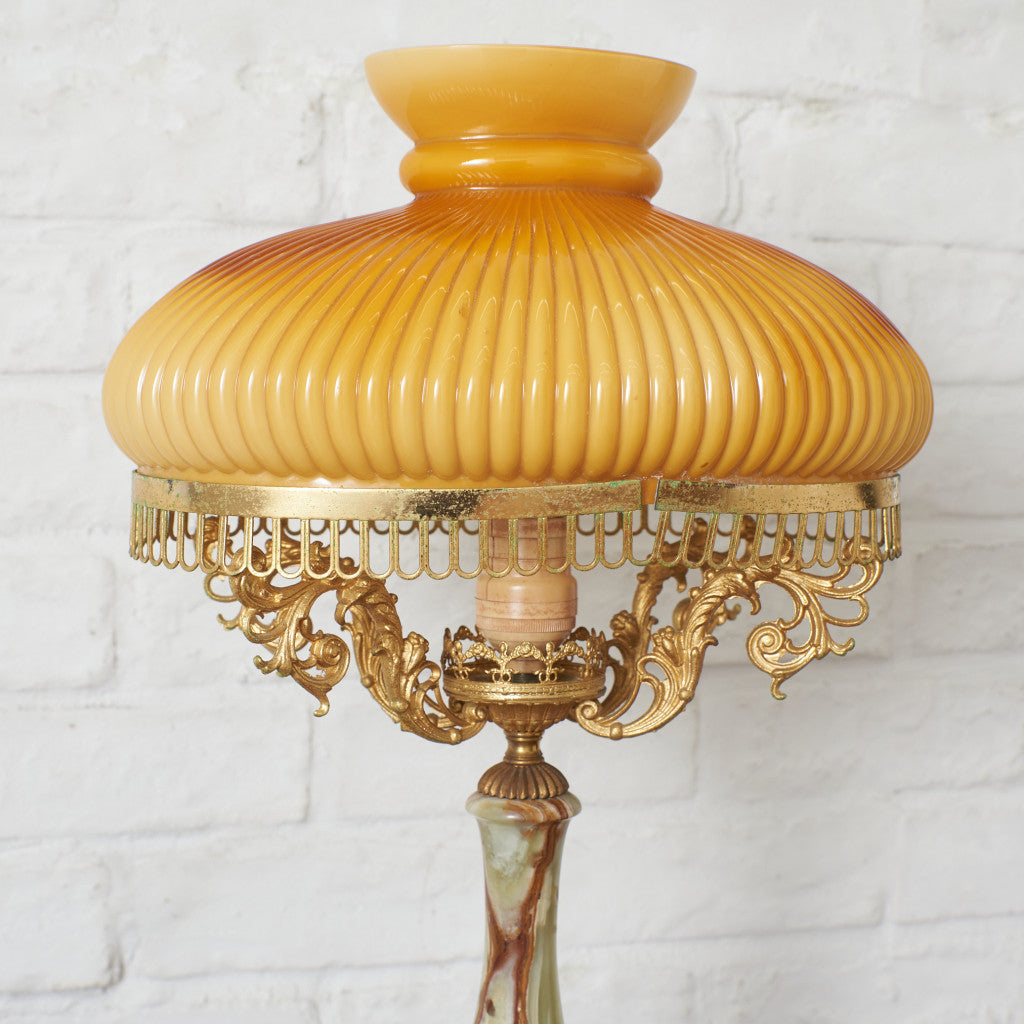 イタリア製クラシック オニキス テーブルランプ｜rocca rocca