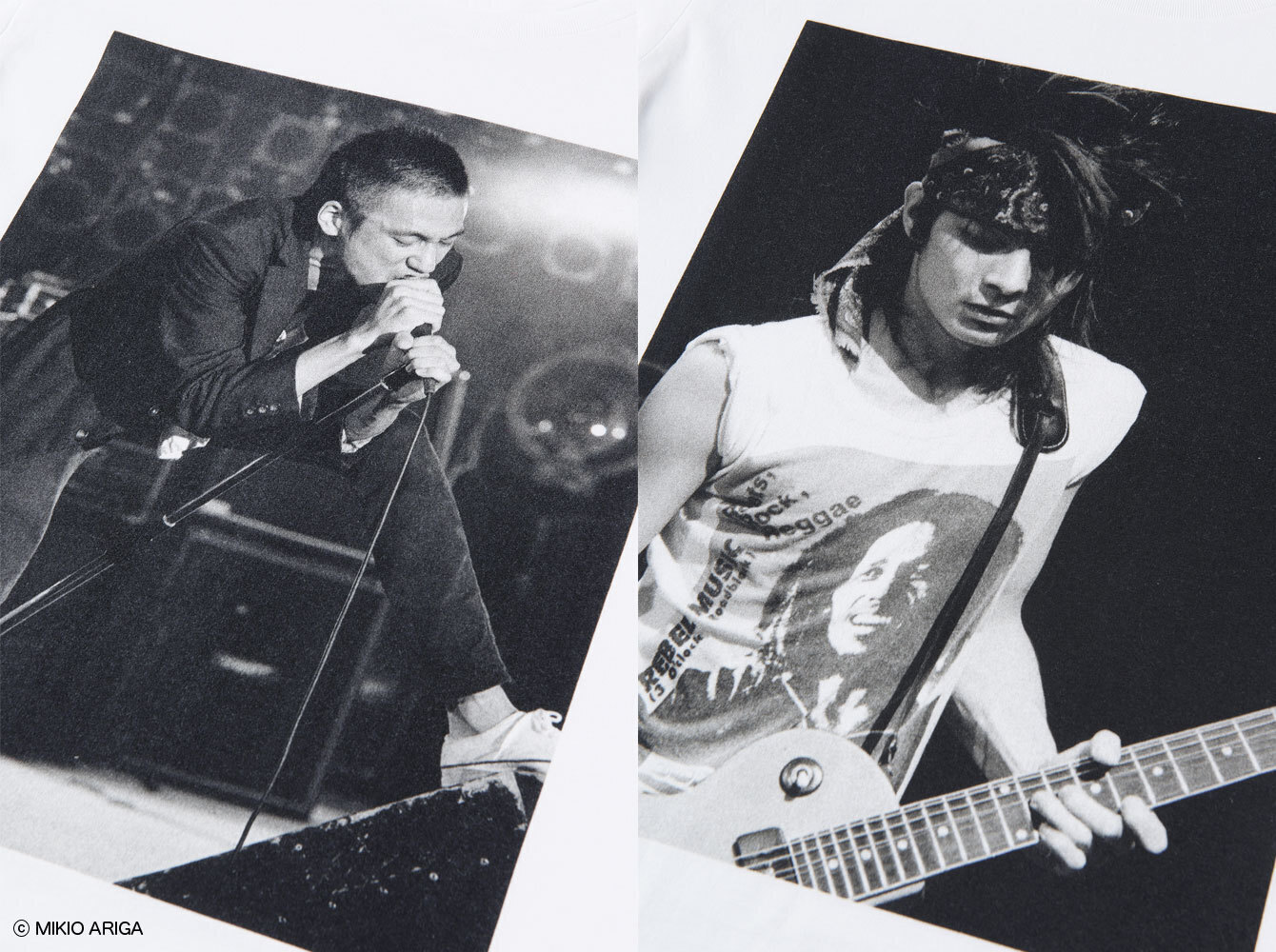 THE BLUE HEARTS時代のヒロト＆マーシーが印刷されたTシャツ登場 (2017