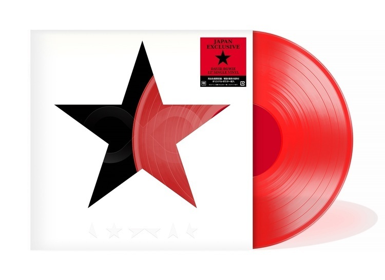 デヴィッド・ボウイ『☆（ブラックスター）』、12インチ・カラー