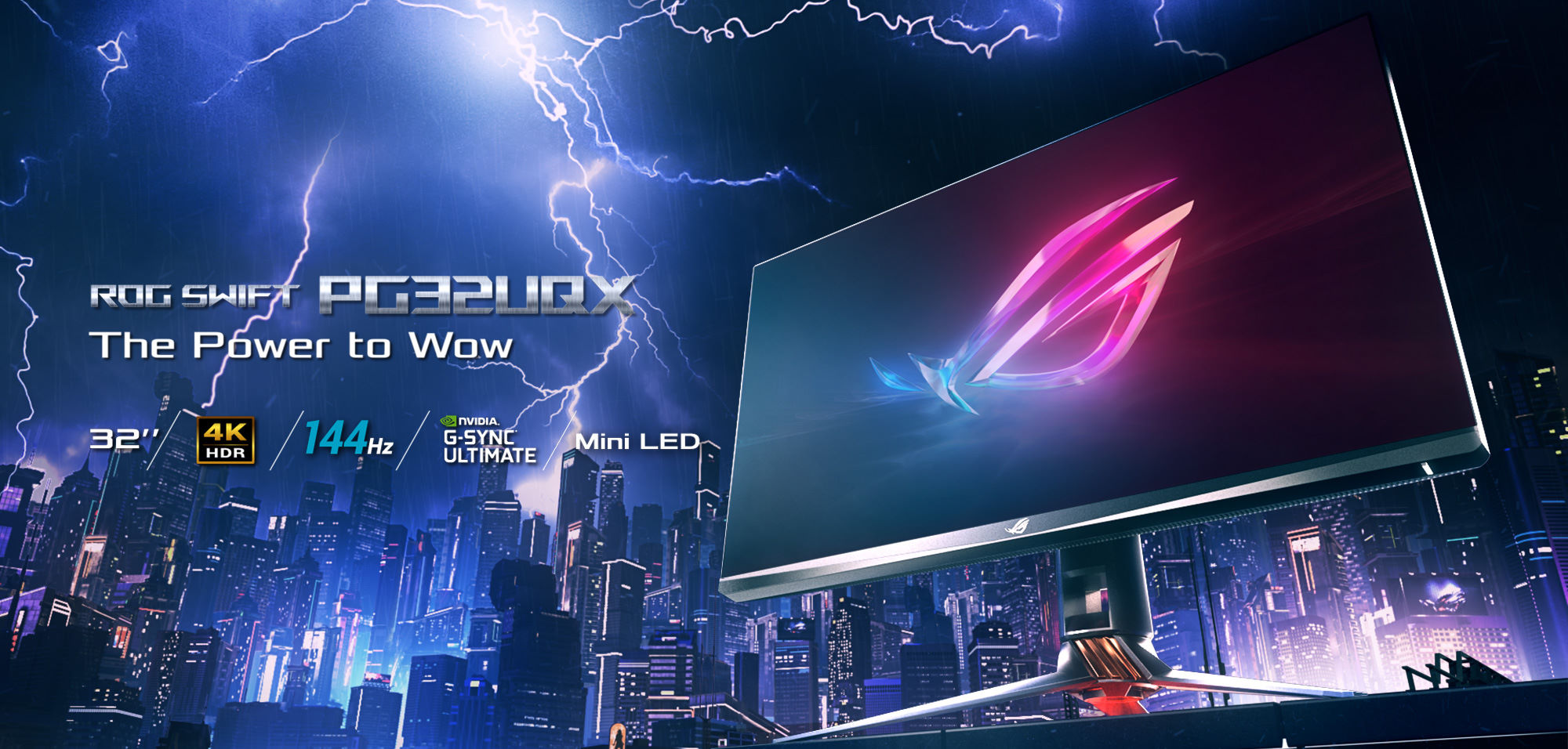 The ROG Swift PG32UQX delivers the best 4K HDR gaming experience yet