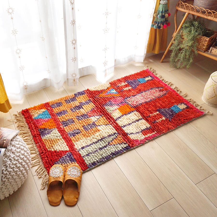 モロッコから直輸入！おしゃれなボシャルウィットの玄関マット特集