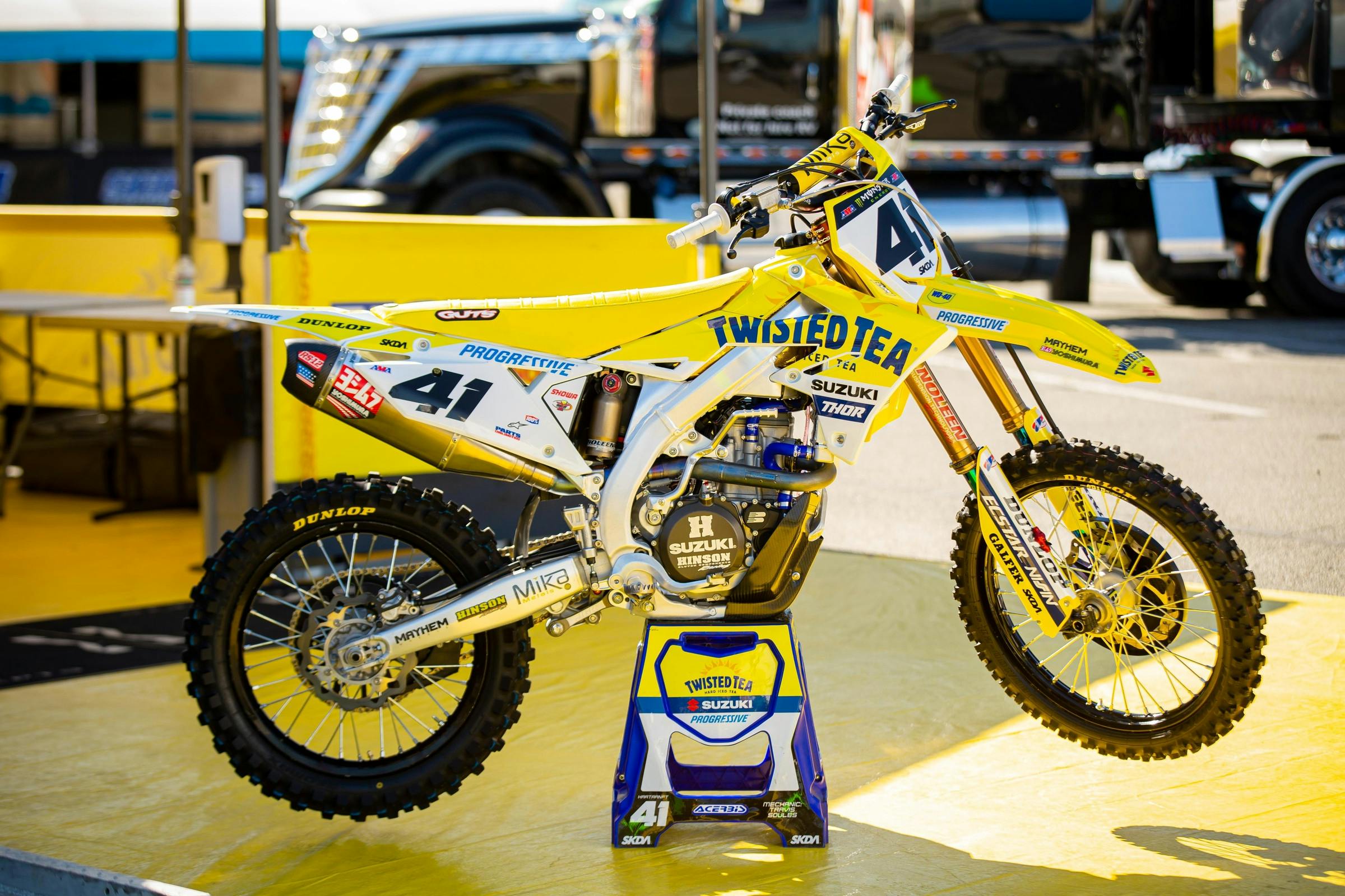Inside Brandon Hartranft's 2022 Twisted Tea Suzuki RM-Z450 - Racer X