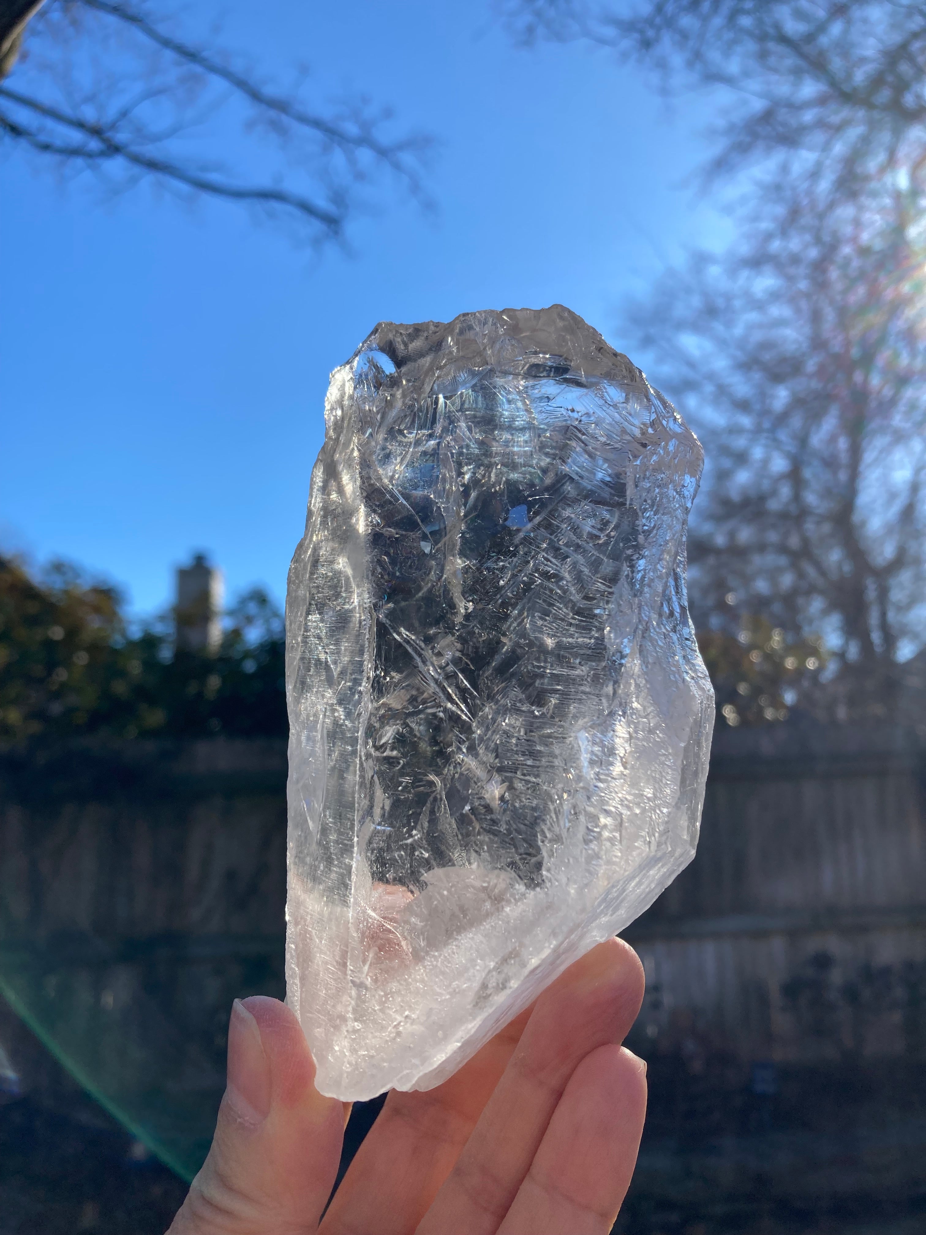 希少）『 ロシア産 レムリアン クォーツ (虹入り) 』1 Russian