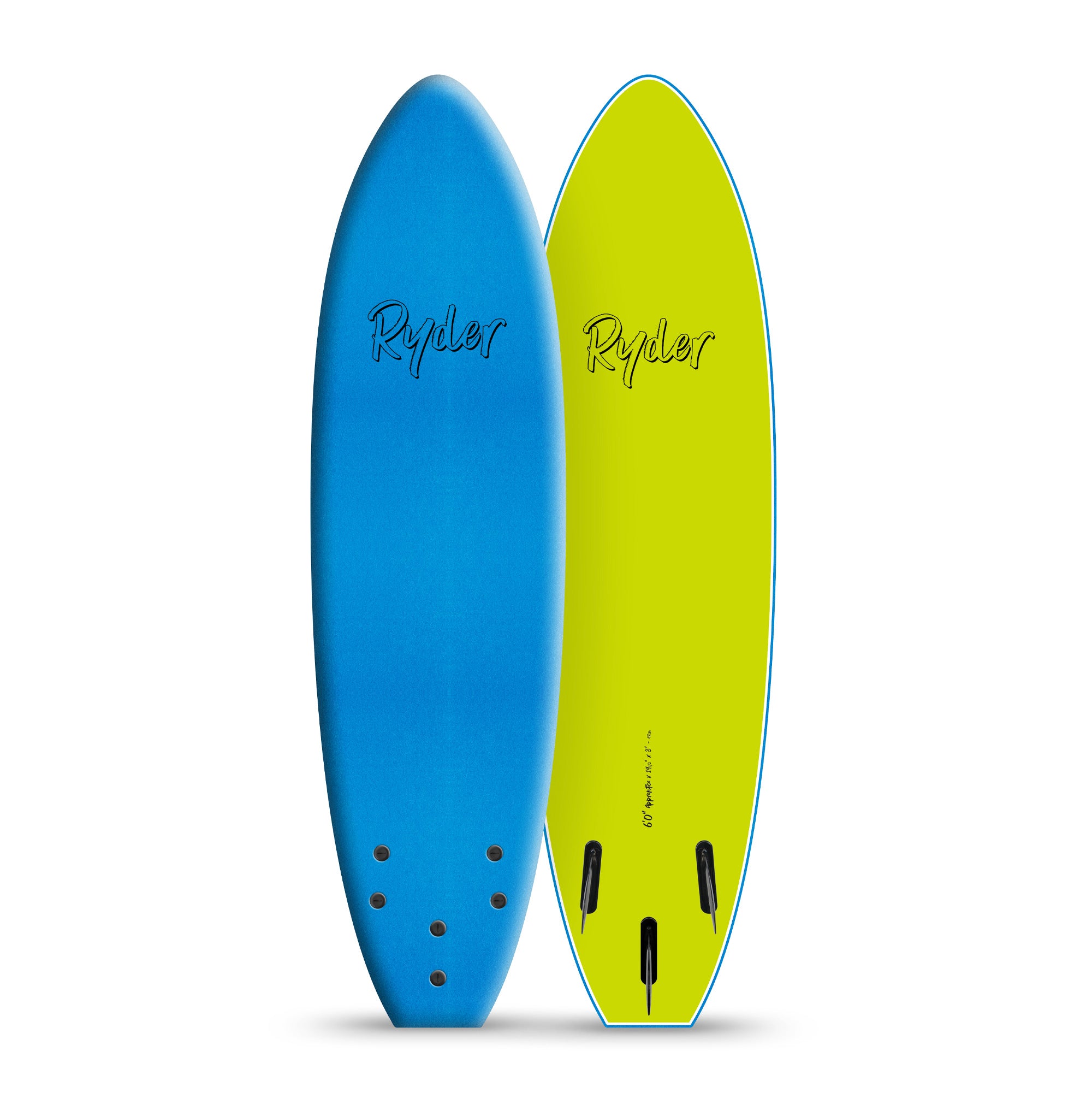 Ryder Apprentice | 6ft Soft Surfboard - Az Blue – Ryder Surfboards