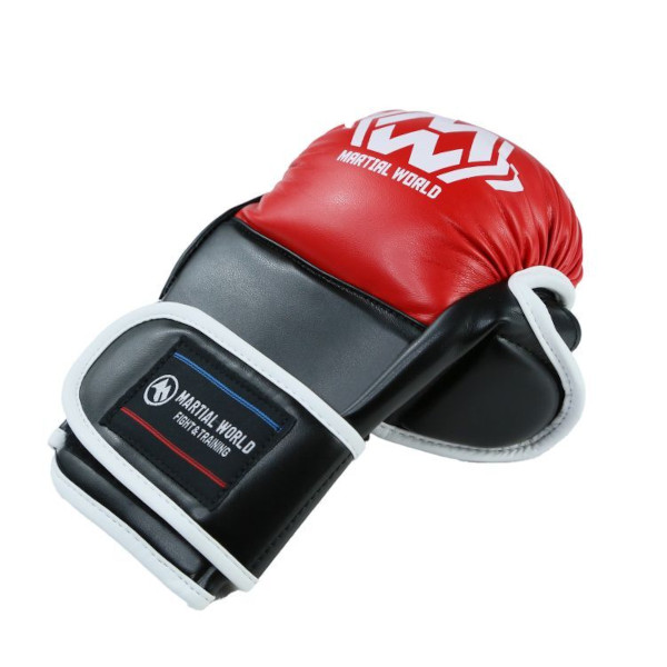 Martial World オープンフィンガー/パウンド グローブ Safety Model