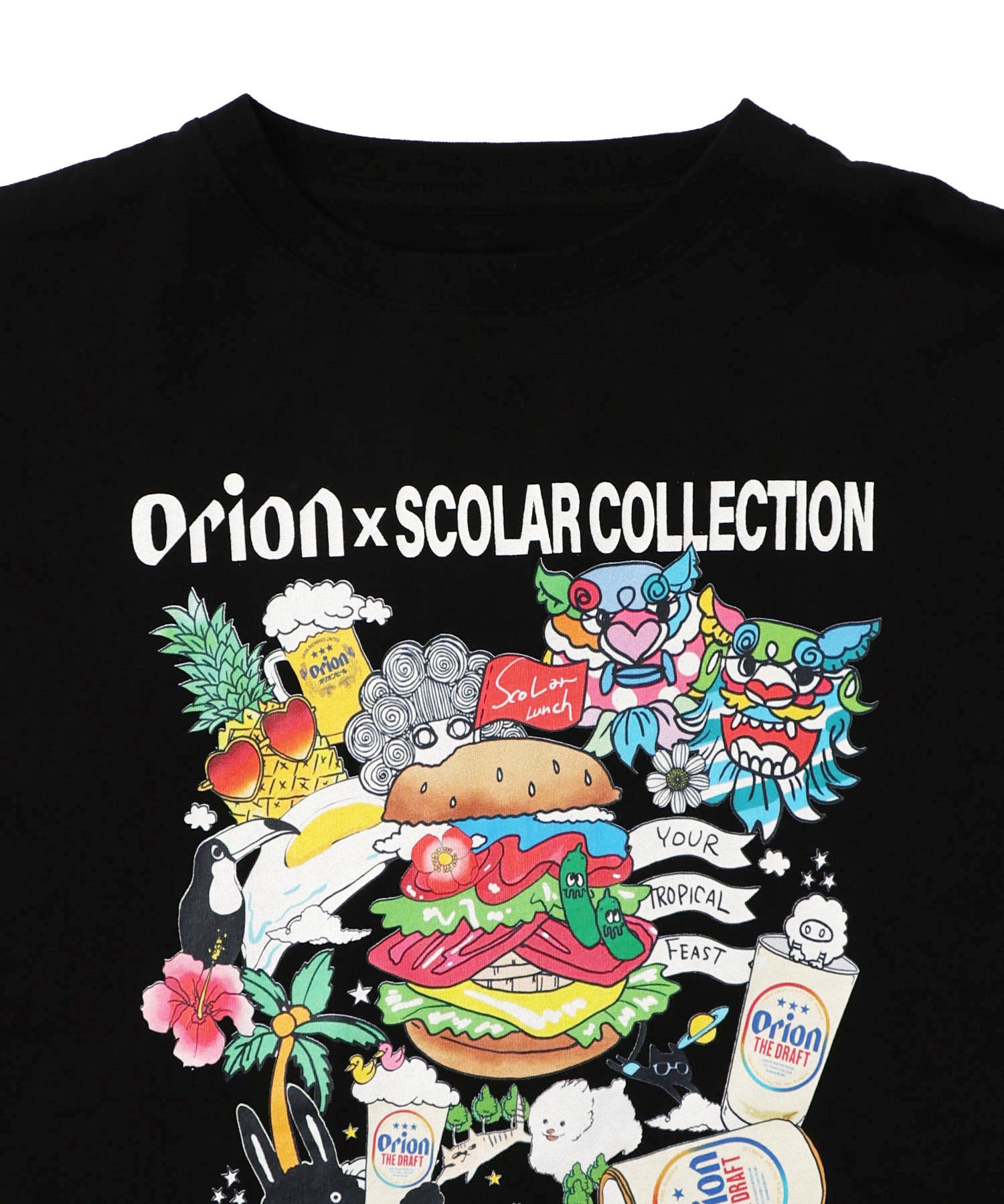 3月中旬頃発送予定】161676：orion×ScoLar Happy Paradise Tシャツの