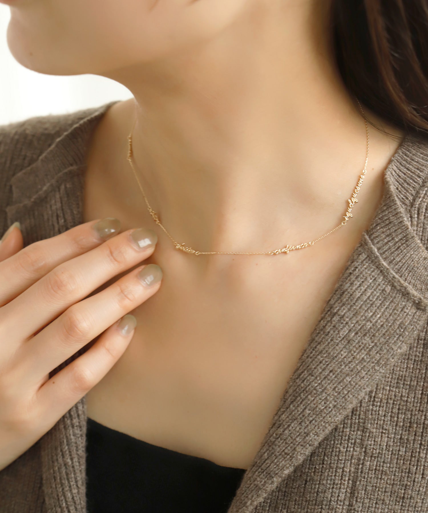 SIENA ROSE】letter・レタリングネックレス｜SANPO ONLINE(サンポー