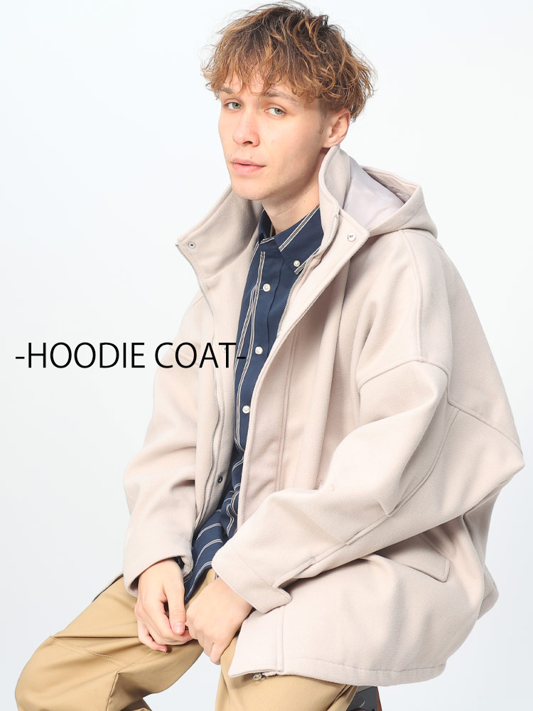 Nylaus (ナイラス) ウールライク ドルマン BIG マウンテンパーカー M L