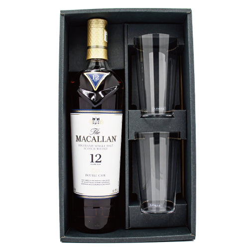グラスセット】ザ マッカラン ダブルカスク 12年 ＆ 木村硝子店 10oz