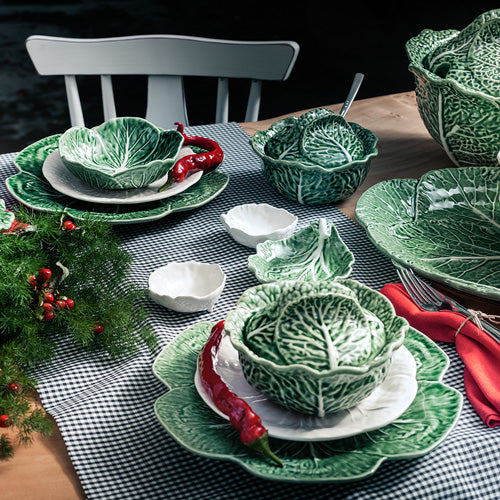 Bordallo Pinheiro】 ポルトガル ボルダロピニェイロ キャベツ ボウル