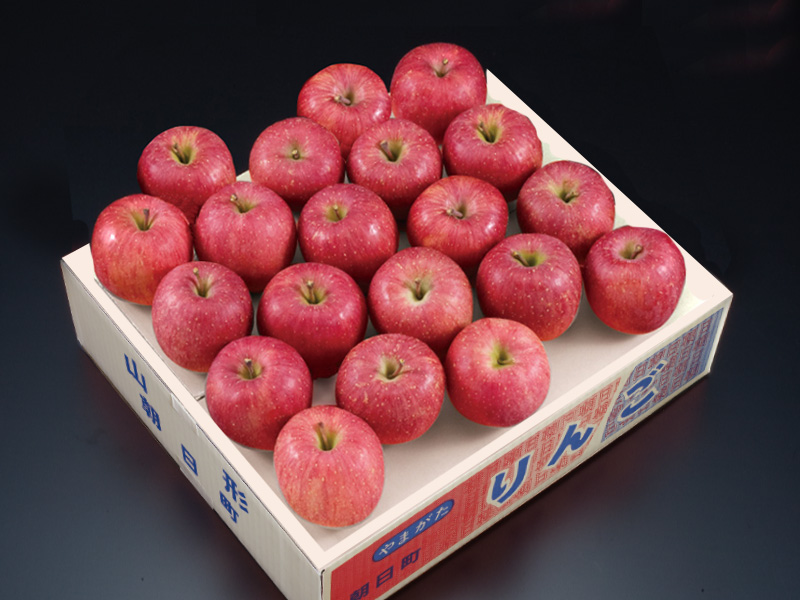 朝日町産秀品サンふじりんご約5kg16〜18玉｜山形のさくらんぼ通販なら